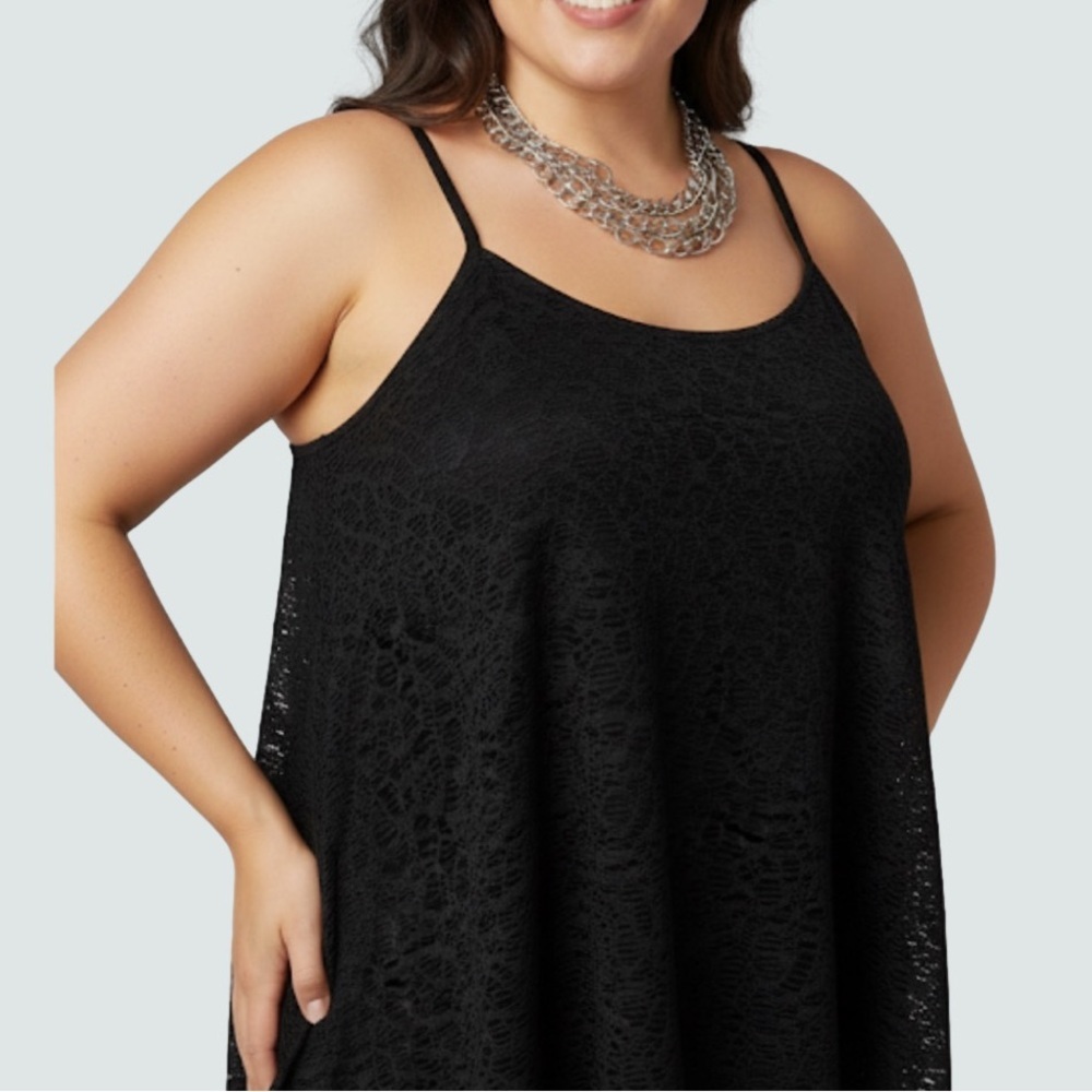 LOVE & LEGEND Lace Tiered Camisole size 3x
